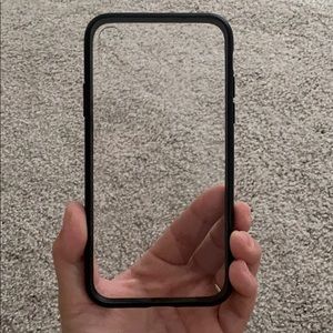 iPhone XS clear case with black edge